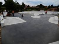Skatepark Eisfel Bodenplatte